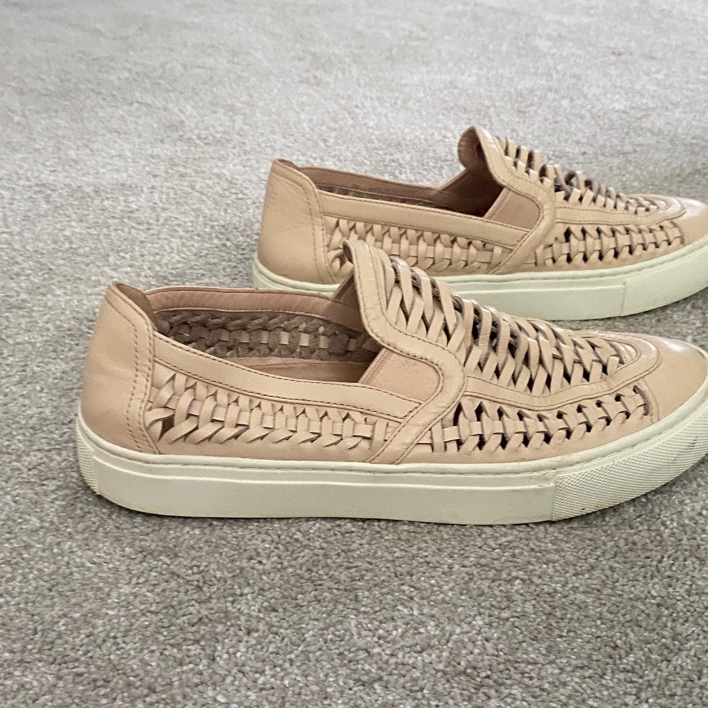 Tory Burch Slip-On Woven Sneakers Size 8